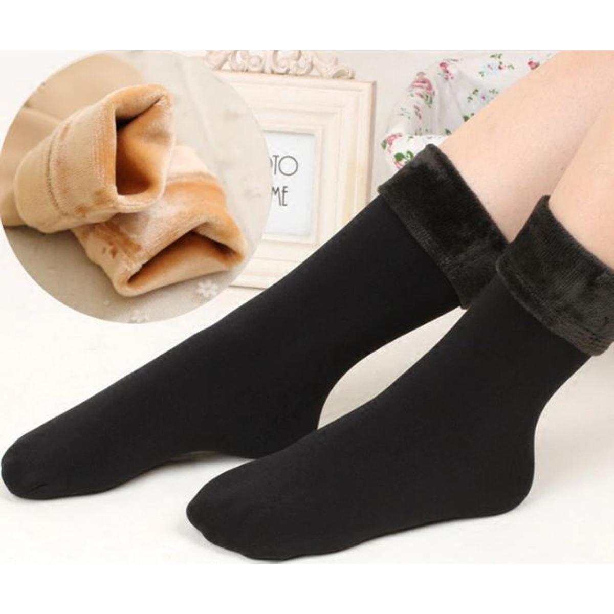 Women’s Woolen Quarter Socks – Pack of 2 (Black & Skin) | Soft, Warm & Comfortable