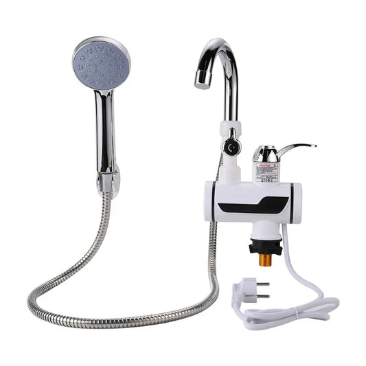 Electric Instant Hot Water Faucet Water heater Fast heating with LED Temperature Display Tankless Tap 110V 220V